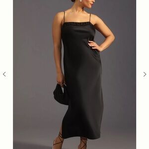 Anthropologie Black Maxi Dress
